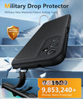 Galaxy A14-5G Phone Case: Samsung A14 5G Military Grade Drop Protection, 14Ft Dr