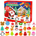 Govetom 2025 Christmas Advent Calendar 24 Days Multi-color Mochi Squishy Toys