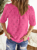 BETTE BOUTIK Womens Flowy Summer Tunic Top Bright Pink Size XL
