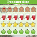 Soulchen 24 Pcs Gingerbread Man Christmas Tree Ornaments with Red Ropes