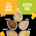 BestBy01/26 KIND Healthy Grains Energy Bars Pineapple Mango 7.1oz 5 Ct