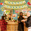 Sukkot Decorations Hanging Swirls Happy Sukkot Banner Ceiling Decor