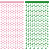 JJWYLTKB 2 Pack Pink Green Fringe Curtain 3x7ft Birthday Party Decor