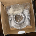 Mishki M-4100-WH Recessed Lighting Trim, White Adjustable Gimbal Spotlight