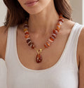 FALL BEADED STATEMENT NECKLACE
