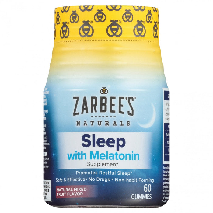 Zarbee’s® Sleep with Melatonin Supplement Gummies – Mixed Fruit