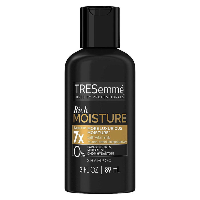 TRESemme Moisture Rich Shampoo, Luxurious Moisture, For Dry Or Damaged Hair 3 oz
