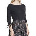 Lauren Ralph Lauren Draw cord-Sleeve Top, Size XXS