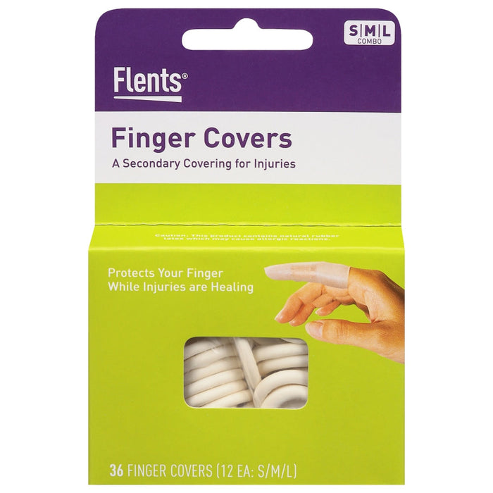 Flents® Latex Finger Cot, Assorted Sizes, 36 EA