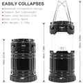 Lanterns, Rechargeable Led Camping Lantern, Solar Lantern Flashlights Charging for Phone