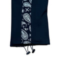 Paneled Joggers - Black Paisley