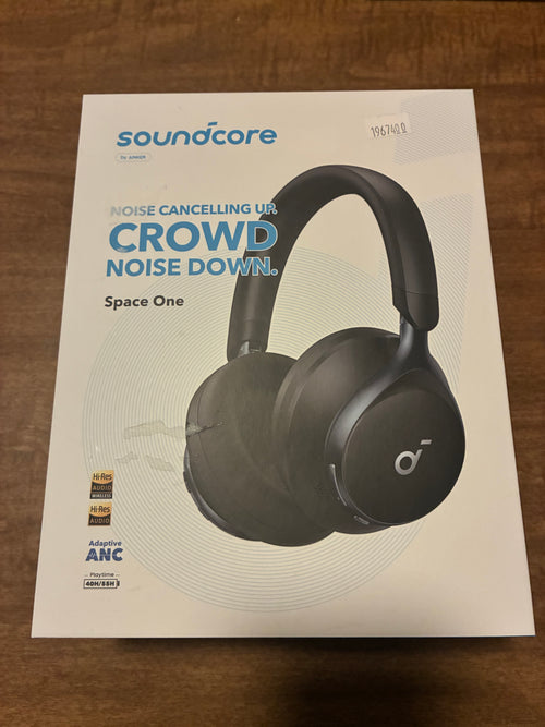 Soundcore Space One Wireless ANC Headphones - Black - Used Good