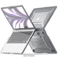 MacBook Air 13.6-inch (M3-M5) with Adjustable Stand Case - Shock-Absorbing | Raider Ultra-Duty Series