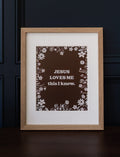 8x10 Jesus love me this I know