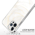White Marble Series Case - iPhone 13 Pro