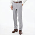 Michael Kors Solid Dress Pants, Light Gray, Size 37W