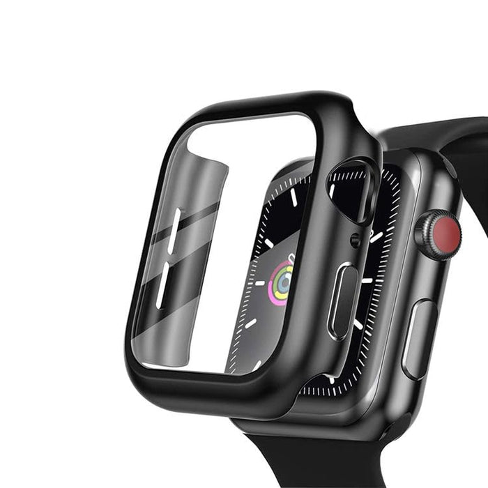 PC Case with Tempered Glass Screen Protector for Apple Watch 42mm