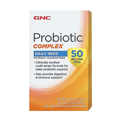 GNC Probiotic Complex Daily Digestive Health Supplement Capsules