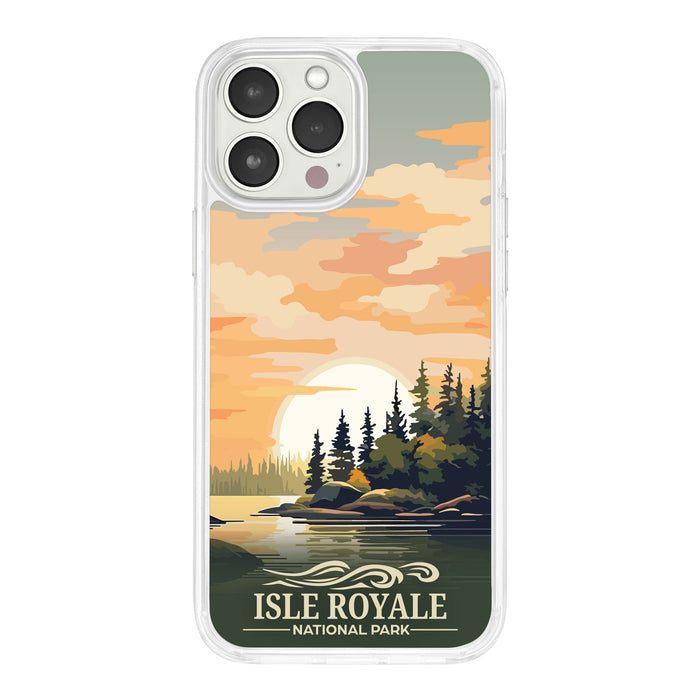 National Parks Isla Royale HD Apple iPhone 14 Series Mag-Safe Phone Case