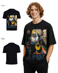 G West Mens Work Of Art Oversized Tee