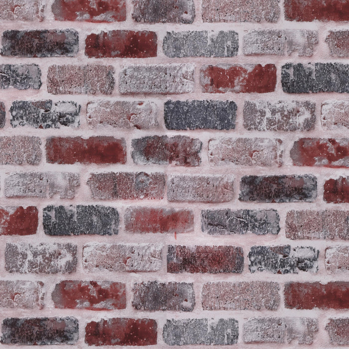 KUKANTST Brick Stone Peel and Stick Wallpaper 17.8"x472" Waterproof Vinyl Roll