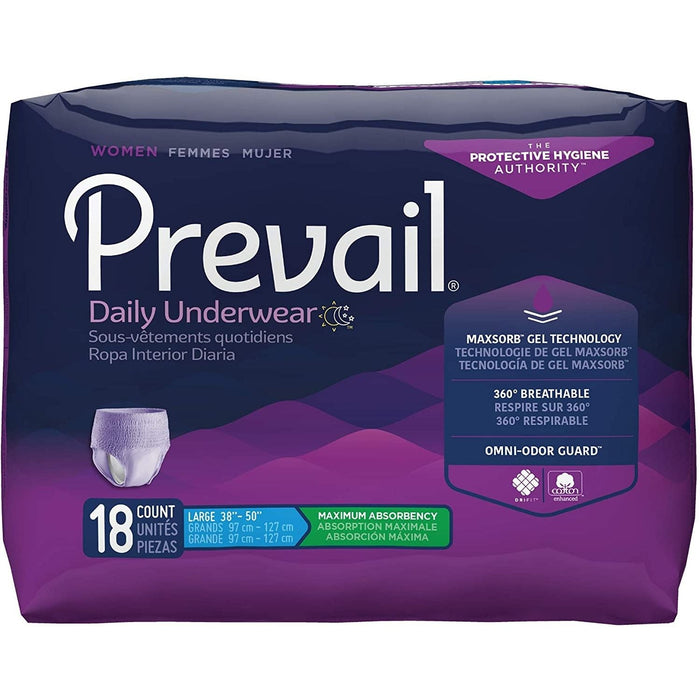 Prevail® Women's Underwear – Maximum Absorbency (Large)