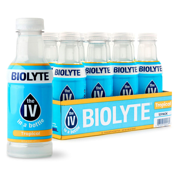 Biolyte® Electrolyte Drink – Tropical Flavor (16 oz)