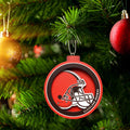 Cleveland Browns YouTheFan 3D Logo Series Ornament, Team Colors