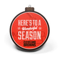 Cleveland Browns YouTheFan 3D Logo Series Ornament, Team Colors