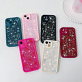 15 Case, Cute for Women Girls Ribbon Bow Pattern Glitter Aesthetic Sh