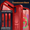 Magnetic for iPhone 14 Case & iPhone 13 Case [2 X Screen Protector][Compatible w