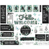 Gethelud 50PCS Modern Farmhouse Bulletin Board Decor 44.5x32.5cm Style 1