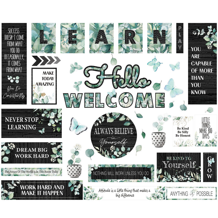 Gethelud 50PCS Modern Farmhouse Bulletin Board Decor 44.5x32.5cm Style 1