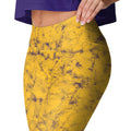 FOCO Los Angeles Lakers NBA Womens Team Color Cloud Leggings Yellow and Purple M