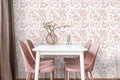 Timeet Pink Floral Peel and Stick Wallpaper Vinyl 17in x 78.7in Modern