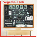 Gethelud 50PCS Modern Farmhouse Bulletin Board Decor 44.5x32.5cm Style 1