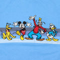 Disney Mickey Mouse Boys 2 Pack T Shirt Short Sleeve Kids Size 4 Blue Grey