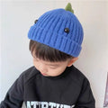 Dinosaur Spike Toddler Beanie | Hand-Knitted Cotton & Wool Winter Hat