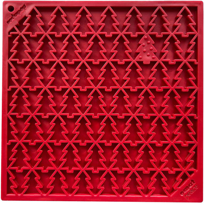 "Peace" Christmas Tree emat - Enrichment Lick Mat for Dogs and Cats | Christmas Tree design | SodaPup