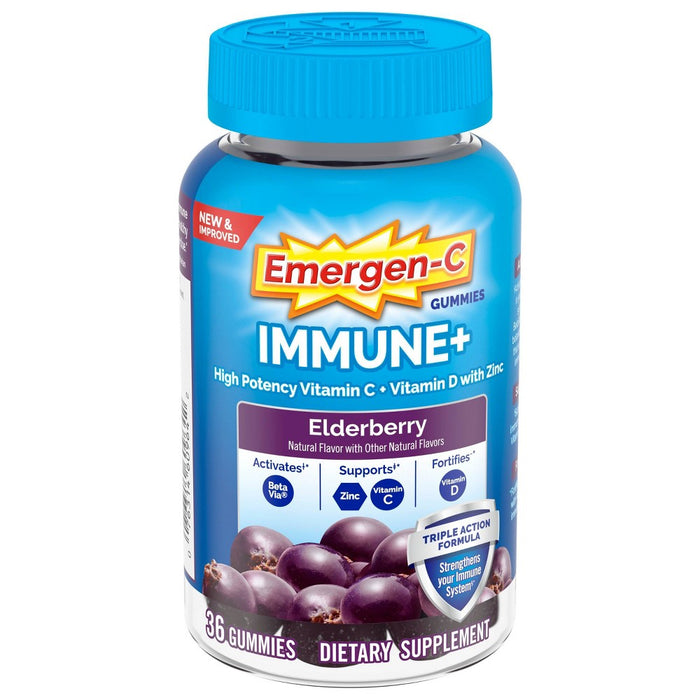 Emergen-C® Immune+ Elderberry Gummies