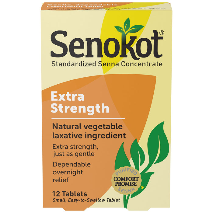 Senokot® 17.2 mg Extra-Strength Tablet, 12 EA