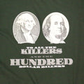 No Feelings T Shirt - Money Green
