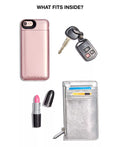 INC International Concepts Veronica Flower Sparkle Clutch (Silver)
