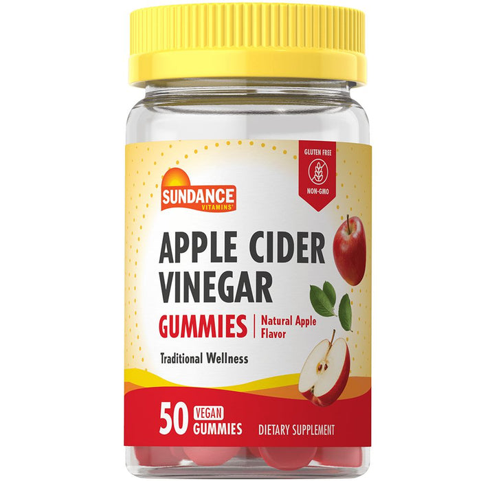 Sundance Vitamins® Apple Cider Vinegar Gummies – Natural Apple Flavor
