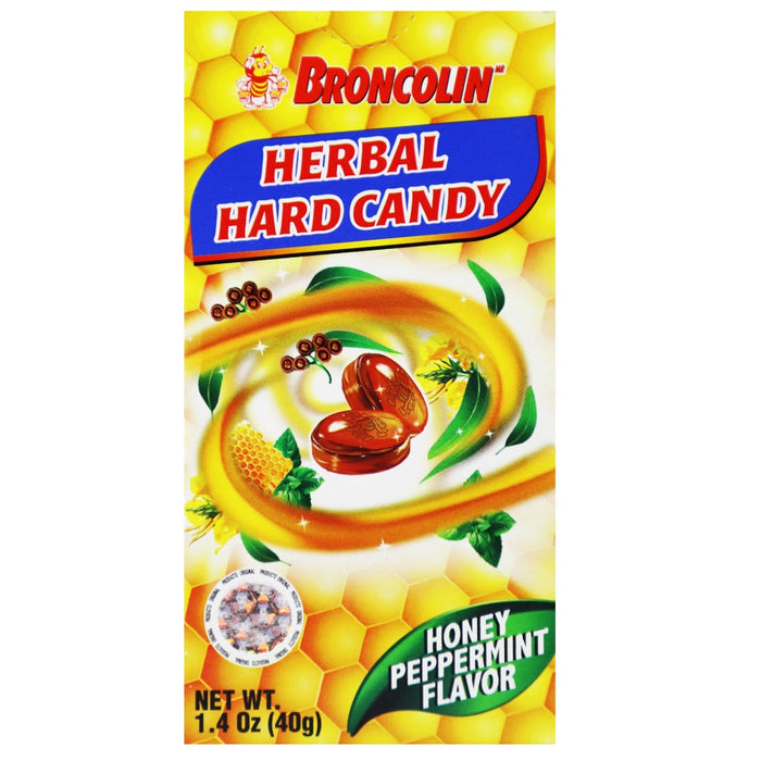 Broncolin® Hard Candy – Soothing Throat Drops with Bee Honey & Natural Plant Extracts