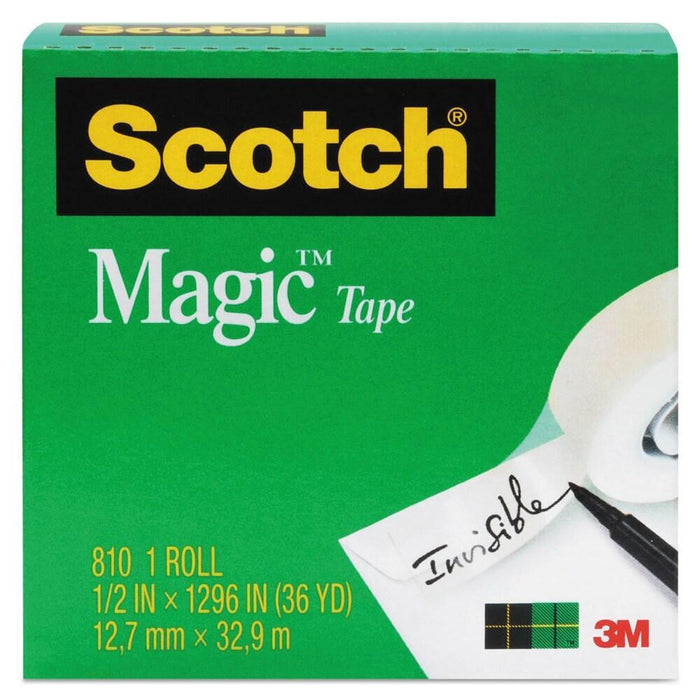 Scotch Magic Tape Refill, 3/4" X 1296", 1" Core, Clear