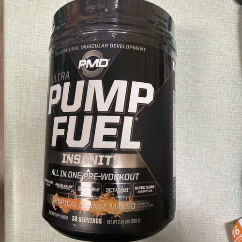 Pump Fuel Ultra Insanity Glyco Load Pre-Workout, Tropical Orange Mango