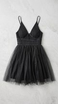 BCBGeneration Women's Lace up Tutu Dress - Black Size 6