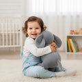 12" Elephant Plush Toy | Ultra-Soft Sensory Stuffed Animal | Nursery Keepsake