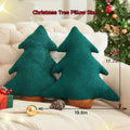 Vdoioe Christmas Tree Throw Pillows Set of 2 Plush Cotton Fill Xmas Decor
